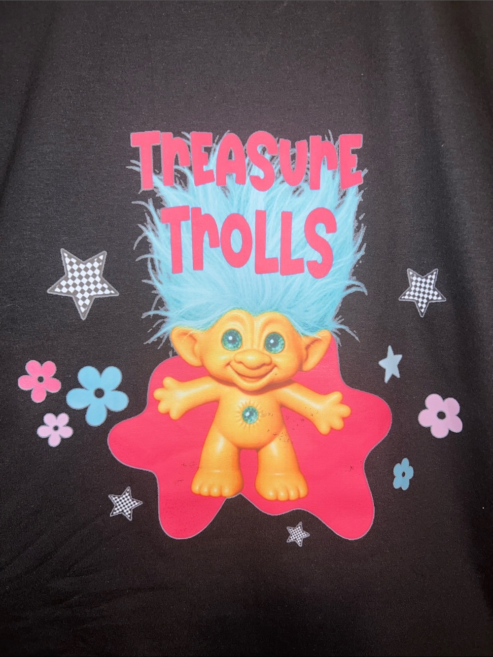 NEW! DBL-SDED- TREASURE TROLLS tshirt